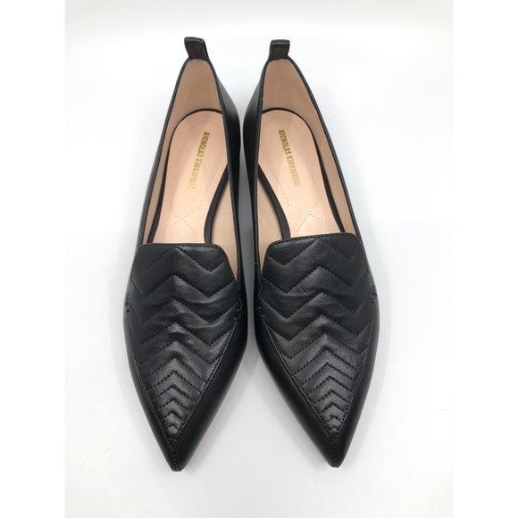 Nicholas Kirkwood Beya Black Quilted Nappa Loafers - Picture 2 of 8